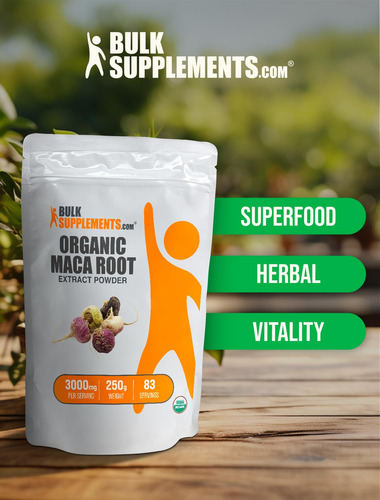 Suplemento Bulksupplements.com Extrato De Raiz De Maca Em Pó - Imagem 5