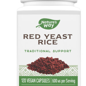 Suplemento Nature&quots Way Red Yeast Rice 120 Cápsulas Veganas