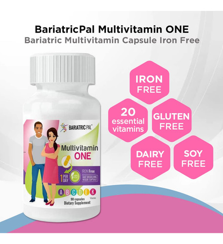 Suplemento Multivitamínico Bariátrico, Uma Cápsula Sem Ferro - Imagem 4