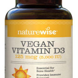 Suplemento Naturewise Vitamin D3 5000iu 60 Cápsulas