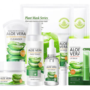 Conjunto De Cuidados Com A Pele Rosarden Aloe Vera Com Limpa