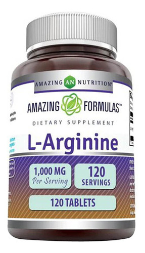 Fórmulas Incríveis De L-arginina 1000 Mg 120 Comprimidos Da