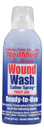 Neilmed Solução Salina Estéril Para Feridas - Imagem 5
