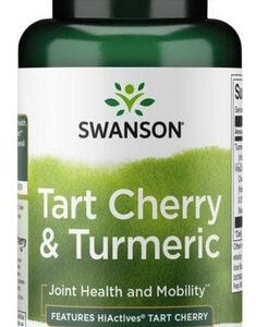 60 Cápsulas Vegetais De Cereja Ácida E Açafrão Da Swanson Vi