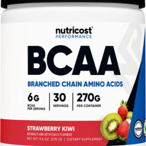 Bcaa Em Pó Nutricost Sabor Morango E Kiwi 30 Porções