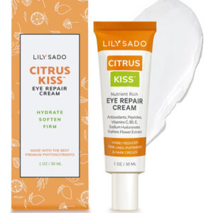 Creme Reparador De Olhos Lily Sado Citrus Kiss Com Peptídeos