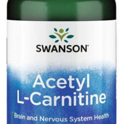 Acetil L-carnitina 500 Mg 100 Cápsulas Vegetais Da Swanson V