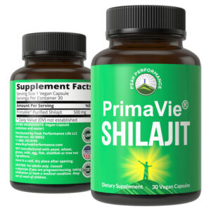 Suplemento Peak Performance Primavie Purified Shilajit Capsu