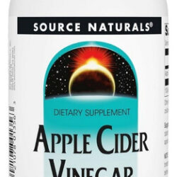Vinagre De Maçã 500 Mg 180 Comprimidos Da Source Naturals