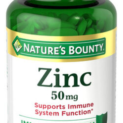 Suplemento Nature&quots Bounty Zinc 50 Mg Immune Support 250 Cáp