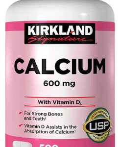 Cálcio 600mg Com Vitamina D3 500 Comprimidos Importado Usa