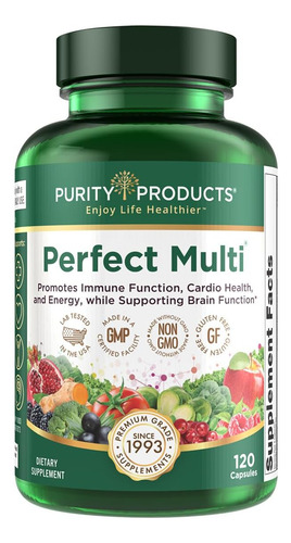 Purity Products Perfect Multivitamínico Multivitamínico Emba