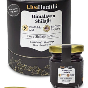 Suplemento Livehealthi Pure Himalayan Shilajit Resina 30g