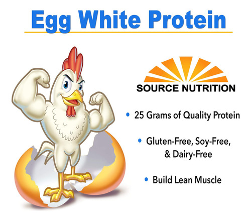 Comerciando 1 Lb De Proteína Branca De Ovo Em Pó Por Nutriçã - Imagem 4