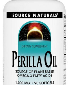 Óleo De Perilla 1000 Mg 90 Cápsulas Gelatinosas Da Source Na