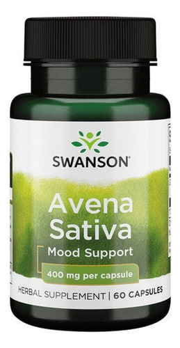 Avena Sativa 575 Mg 60 Cápsulas Da Swanson Vitamins