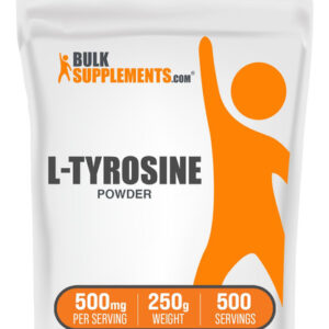 Suplemento Bulksupplements.com L-tirosina Em Pó 250g