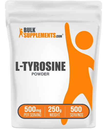 Suplemento Bulksupplements.com L-tirosina Em Pó 250g