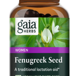 Suplemento Gaia Herbs Fenugreek Seed 60 Cápsulas Veganas