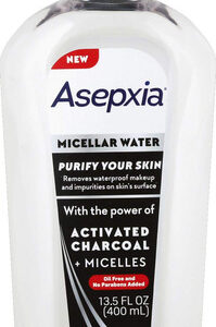 Assepsia De Água Micelar Com Carvão Ativado 400ml