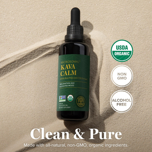 Suplemento Global Healing Organic Kava Calm 60ml - Imagem 4