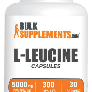 Suplemento Bulksupplements.com L-leucina 5000 Mg 300 Cápsula