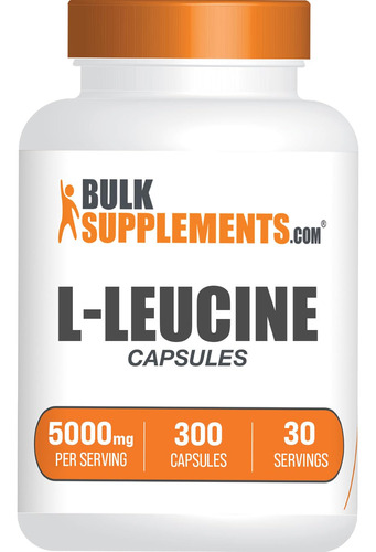 Suplemento Bulksupplements.com L-leucina 5000 Mg 300 Cápsula