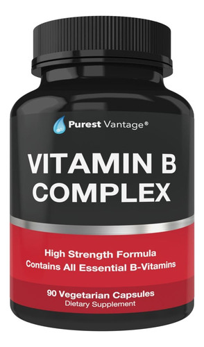 Suplemento Purest Vantage Vitamin B Complex 90 Cápsulas