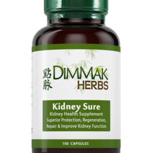 Suplemento De Saúde Dimmak Herbs Kidney Sure 100 Cápsulas 40
