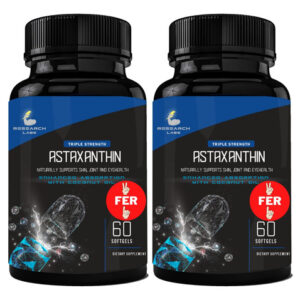 Suplemento: Astaxantina Natural De Força Tripla Do Research