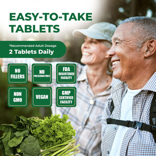 Suplemento Pomona Wellness Super Greens 120 Comprimidos - Imagem 4