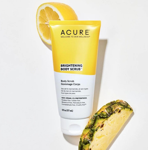 Esfoliante Corporal Acure Brightening Skin Renewal 180 Ml De - Imagem 2
