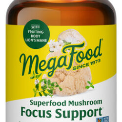 Superfood Mushroom Focus Support 60 Cápsulas Da Megafood