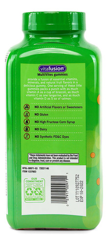 Multivitamínico Vitafusion Multivites 260 Gomas - Imagem 8