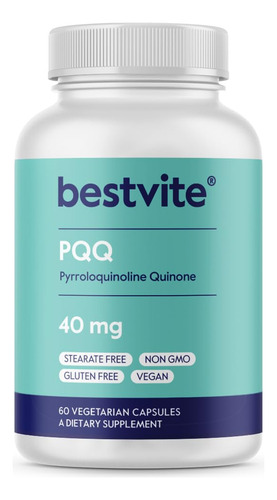 Suplemento Bestvite Pqq 40 Mg (pirroloquinolina Quinona) 60