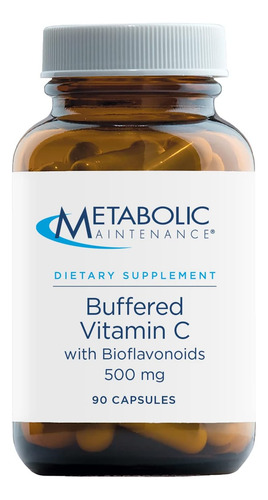 Vitamina C Tamponada De Manutenção Metabólica 500 Mg Com Bi