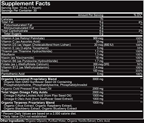Suplemento Diário De Vitaminas Líquidas Lipossomais Codeage - Imagem 2