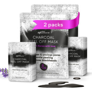 Máscara Facial Wonder Family Activated Charcoal, Pacote Com