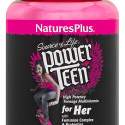 Suplemento Nature&quots Plus Power Teen Para Ela 60 Comprimidos