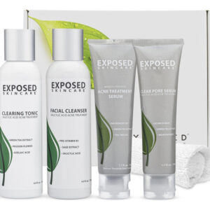 Kit De Tratamento De Acne Exposed Skin Care Basic Com Ácido