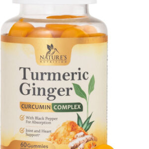 Suplemento De Gomas De Cúrcuma Da Nature&quots Nutrition 60 Unid