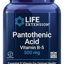 Ácido Pantotênico, Vitamina B5, 500 Mg, Cápsulas De 100 V, D