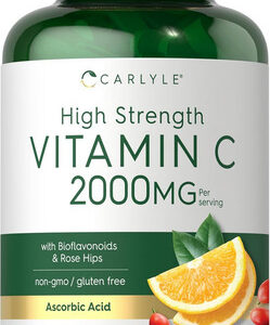 Vitamina C Carlyle 2000 Mg Com Rose Hips 150 Cápsulas
