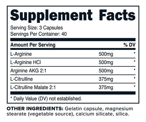 Primaforce Booster De Óxido Nítrico (2.250 Mg, 120 Cápsulas) - Imagem 2