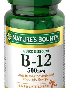 Suplemento Nature&quots Bounty Vitamina B12 500mcg 100 Comprimid