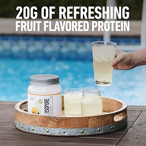 Proteína Em Pó Isopure, Proteína Isolada De Whey Transparen - Imagem 7