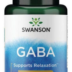 Gaba 250 Mg 60 Cápsulas Da Swanson Vitamins
