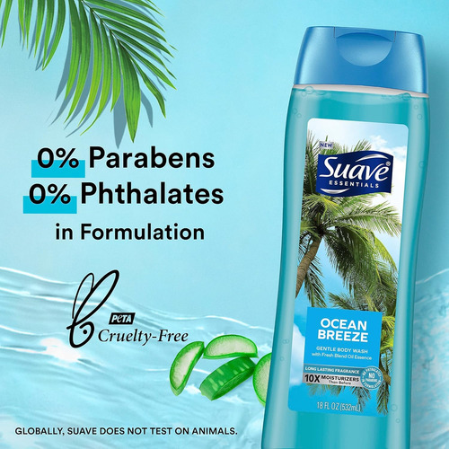 Sabonete Líquido Suave E Hidratante Ocean Breeze, 532 Ml, Pa - Imagem 6