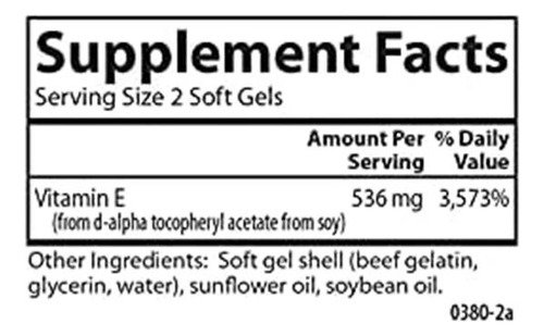 Vitamina E Carlson 800ui 50 Cápsulas - Imagem 4