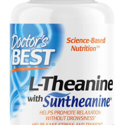 Doctors Best L-theanine Contém Suntheanine, Ajuda A Reduzi